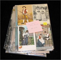 Lot, Switzerland and Italy postcards, 48 cards
