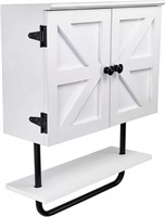 New $150 Bathroom Wall Cabinet(White)