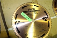 Irwin 12" x 60T Carbide Saw Blade - NOS