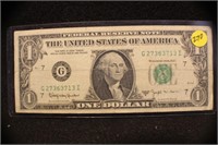 1963-B "The Barr Note" $1 Bank Note