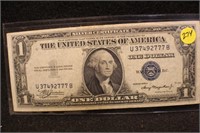 1935-A Silver Certificate Bank Note