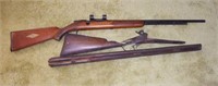 Stevens model 86D rifle (no bolt) and antique