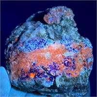 194 Gm Fluorescent Lazurite With Pyrite Specimen