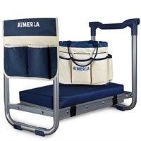Aimerla K5 Foldable Garden Kneeler Seat Heavy Duty