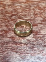 14k Yellow Gold Band Ring Size 6