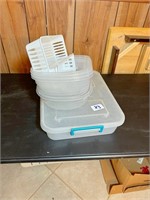 plastic bowls, storage containers
