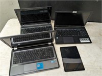 TABLET AND LAP TOPS UNTESTED