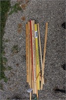 ASSORTED YARD STICKS