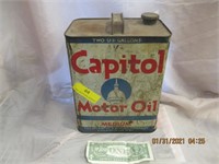 Capitol Motor Oil Two Gallon Can