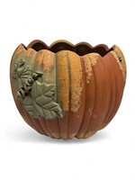 Terracotta pumpkin planter pot