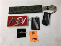 Lot of Knives and Machete