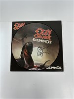 Autograph COA Ozzy Osbourne Vinyl