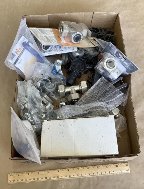 Misc. lot w/ fittings & hardware