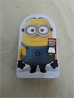New Despicable Me men's boxers size medium in tin