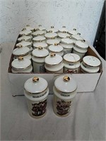 Group of Hummel spice containers with salt and