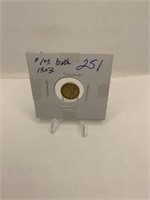 1853 $1.00 Gold