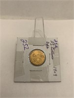 1909 $ 2 1/2 Gold