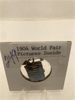 1904 World Fair Charm w/ Pictures