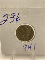 1941 Silver Dime