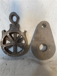 Two pulleys