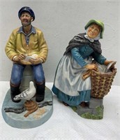 9in royal Doulton figurines