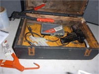 Wooden Box & Tools