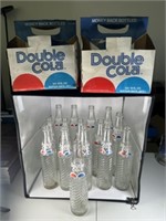 16 Vintage Double Cola Glass Bottles