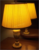 Vintage Soapstone Bedroom Table Lamp