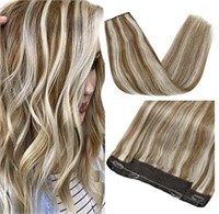 Sunny 12inch Blonde Halo Extensions Human Hair