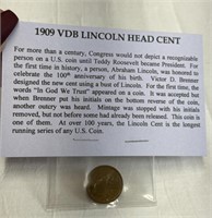 1909 VDB Lincoln Head Cent