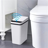 Bathroom Smart Touchless Trash Can - Anborry 2.2