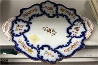 Antique Hand Painted Porcelain Platter