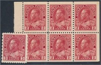 CANADA #106d BOOKLET PANE OF 6 MINT FINE-VF NH
