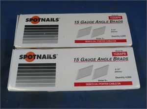 8000 Spot Nails-15 Gauge Angle Brad 2.5"