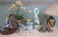 Decorative items on dresser