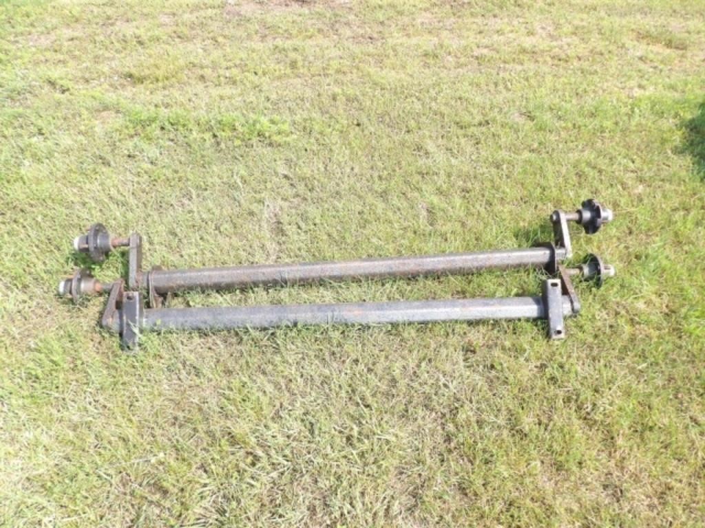 2-Slug Torsion Trailer Axles 73in. to Hub Face