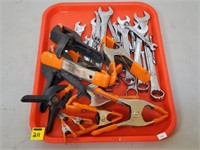 Clamps, Wrenches Lot