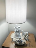 Ceramic Angel Table Top Lamp