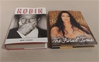 Robin Williams & Cher Hardcover Books