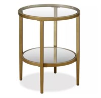 Meyer&Cross Hera 20 in. Glass Top End Table