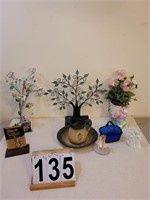 Easter Decorations ~ Metal Tree ~ Blue Handle
