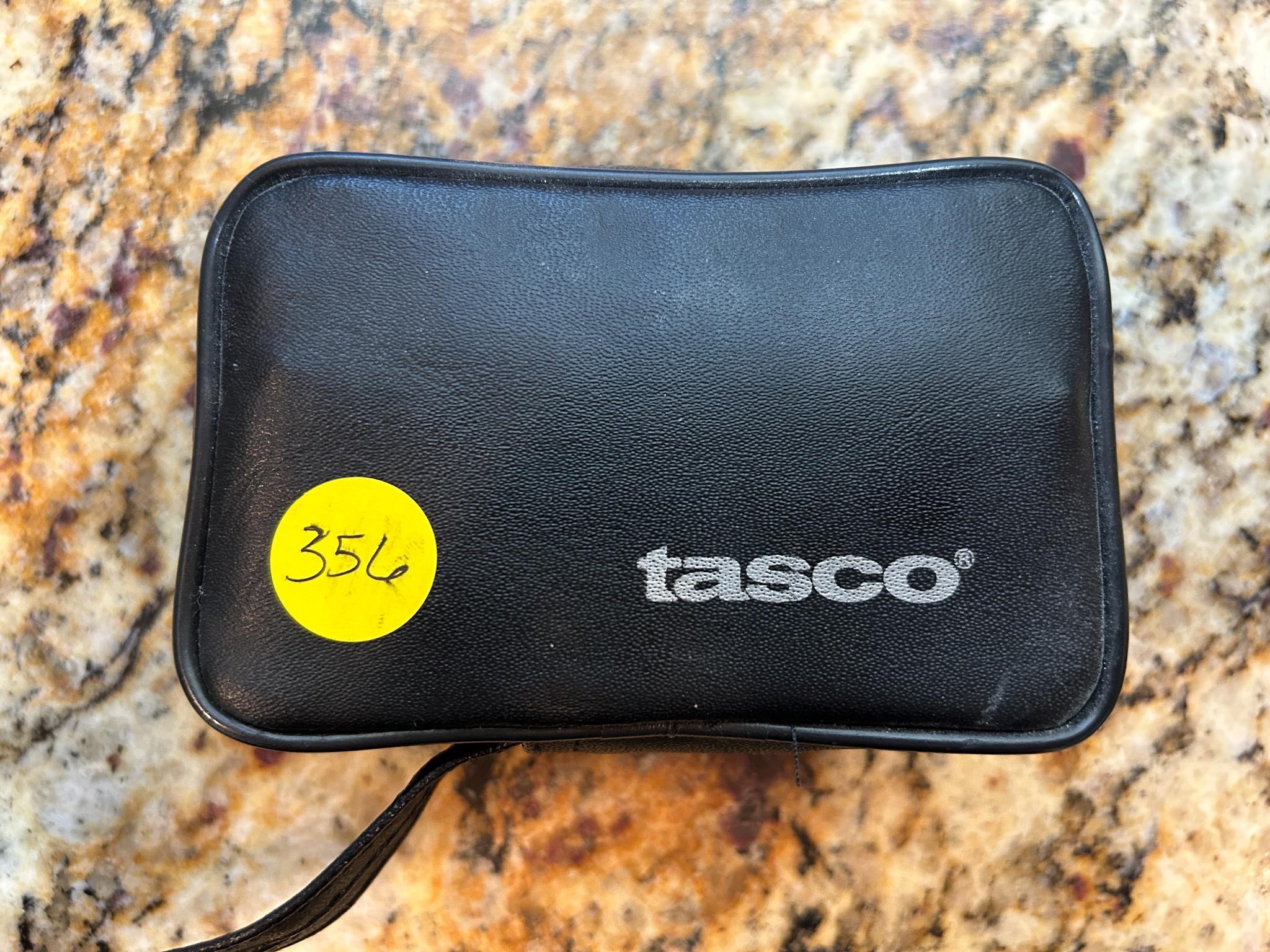 Petite Tasco Binoculars in carrying case