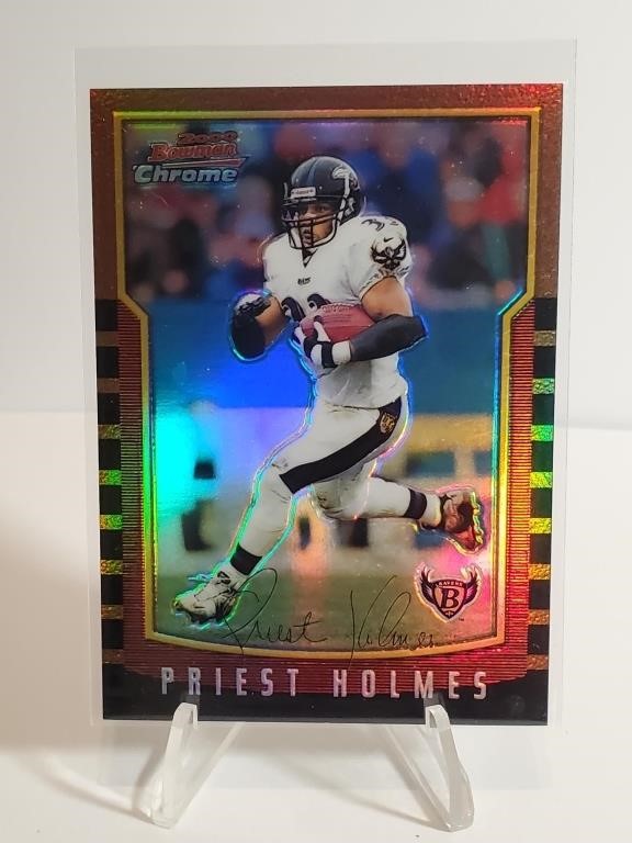 2001 Bowman Chrome Refractor Priest Holmes