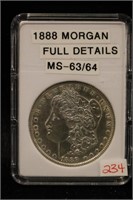 1888 MORGAN DOLLAR MS-63 / 64