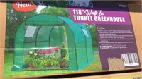 Unused 118' Walk In Tunnel Green House