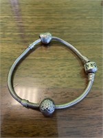 Pandora Bracelet with x2 Charms