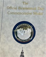 THE OFFICIAL BICENTENNIAL DAY COMMEMORATIVE COIN