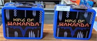 2 PC. MARVEL STUDIOS BLACK PANTHER LUNCH BOXES