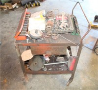 METAL WORK CART WITH TOOLS