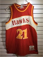 Atlanta hawks size xxlarge jersey